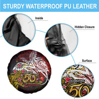PNG 1975 - 2025 Spare Tire Cover Papua New Guinea 50th Independence Anniversary