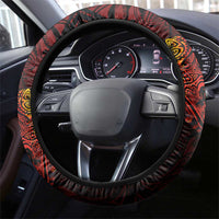 PNG 1975 - 2025 Steering Wheel Cover Papua New Guinea 50th Independence Anniversary DT02 - Polynesian Pride