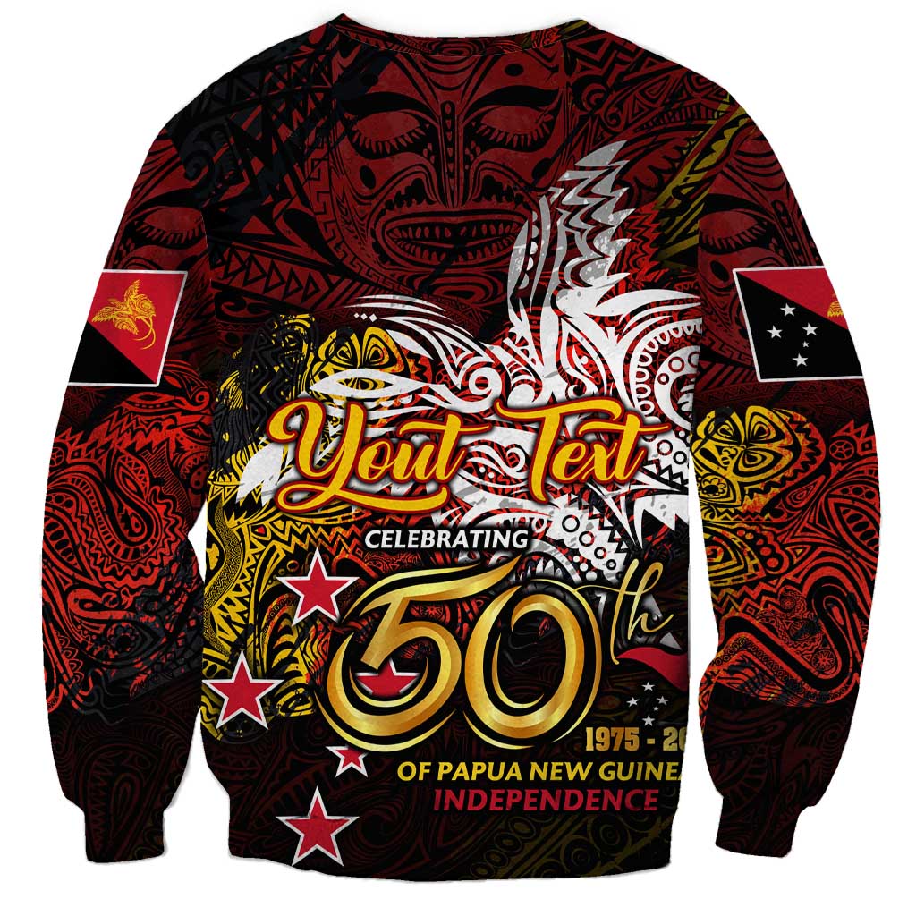 PNG 1975 - 2025 Sweatshirt Papua New Guinea 50th Independence Anniversary DT02 - Polynesian Pride