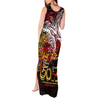 PNG 1975 - 2025 Tank Maxi Dress Papua New Guinea 50th Independence Anniversary