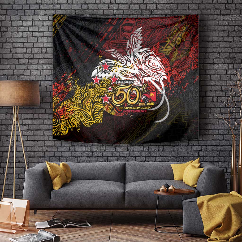 PNG 1975 - 2025 Tapestry Papua New Guinea 50th Independence Anniversary