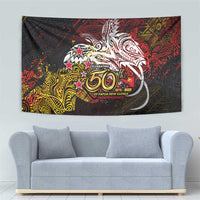 PNG 1975 - 2025 Tapestry Papua New Guinea 50th Independence Anniversary