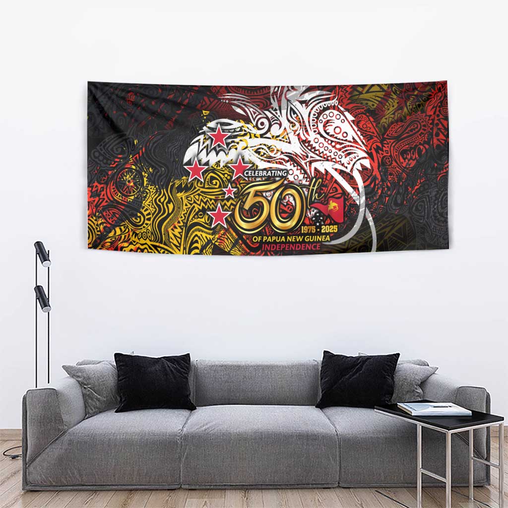 PNG 1975 - 2025 Tapestry Papua New Guinea 50th Independence Anniversary