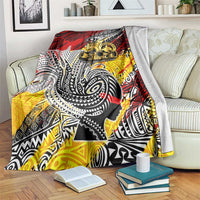 Papua New Guinea 50th Independence Day Blanket Celebrate Our History, Inspire Our Future