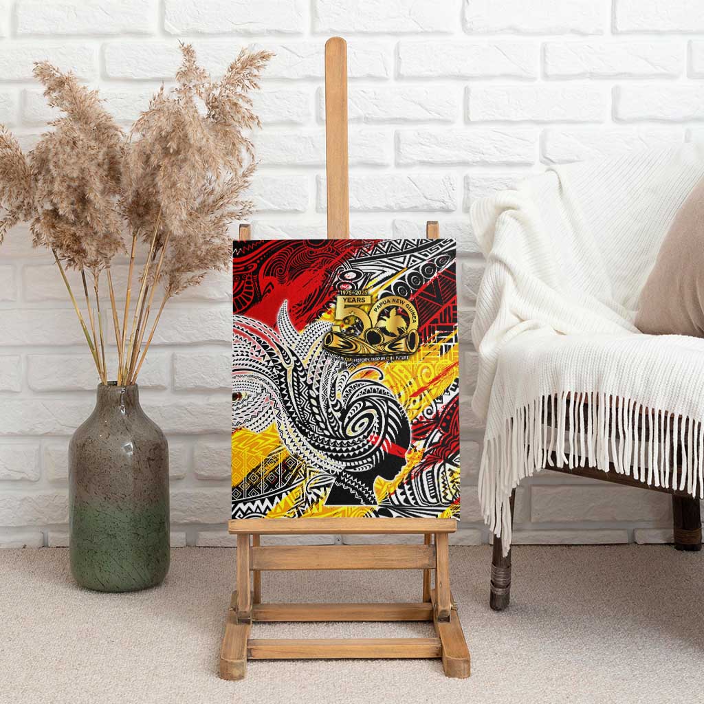 Papua New Guinea 50th Independence Day Canvas Wall Art Celebrate Our History, Inspire Our Future DT02 - Polynesian Pride