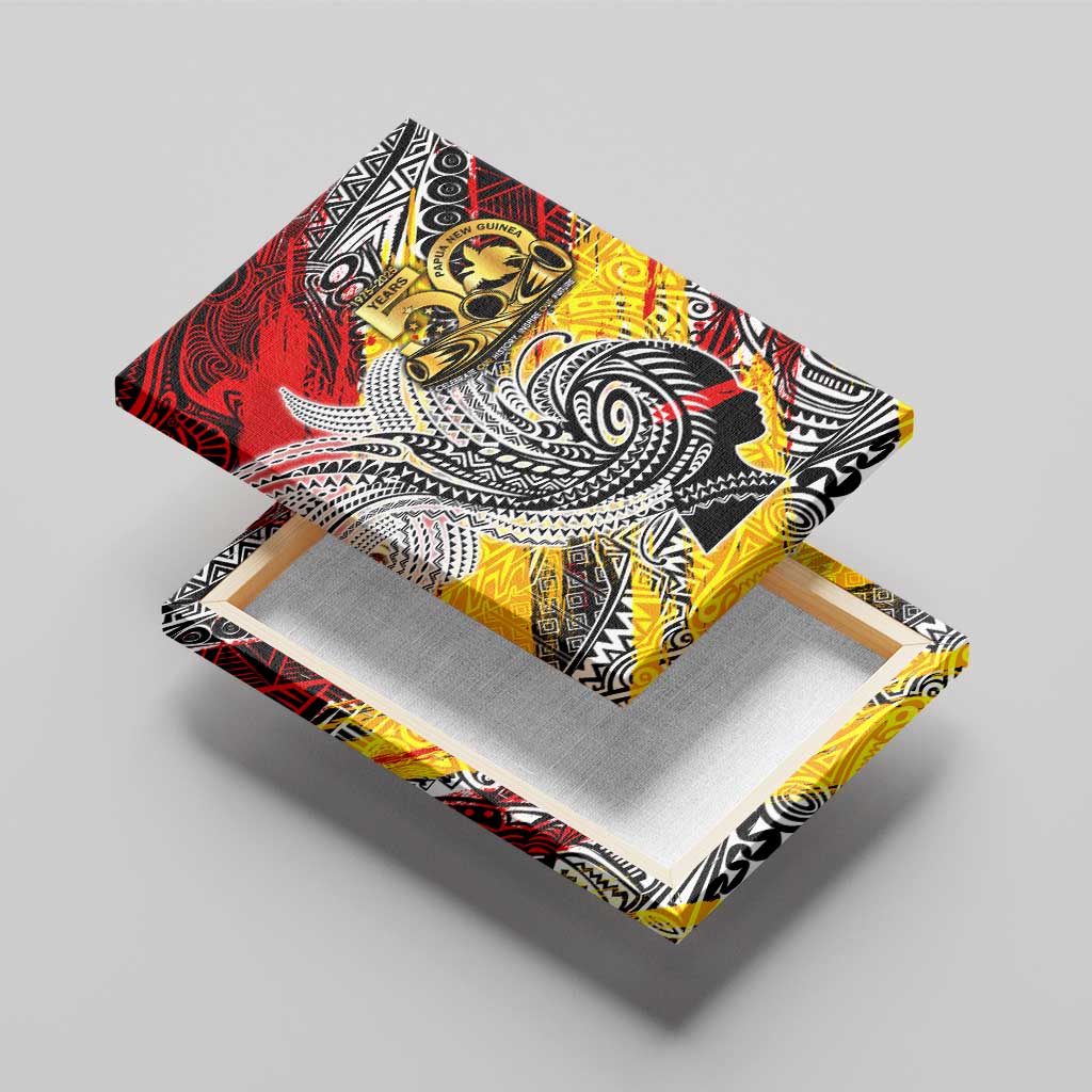 Papua New Guinea 50th Independence Day Canvas Wall Art Celebrate Our History, Inspire Our Future DT02 - Polynesian Pride