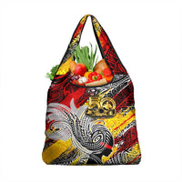 Papua New Guinea 50th Independence Day Grocery Bag Celebrate Our History, Inspire Our Future DT02 1-pack One Size Art - Polynesian Pride