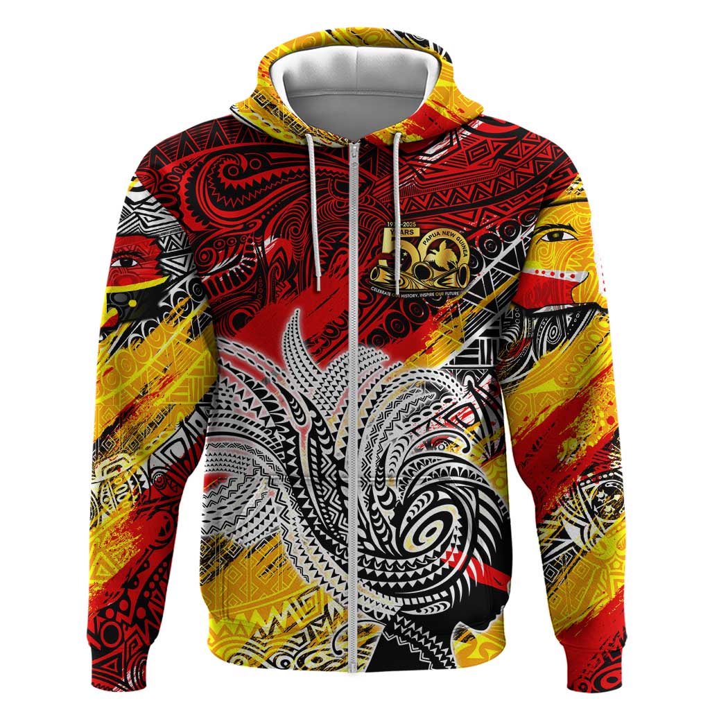 Papua New Guinea 50th Independence Day Hoodie Celebrate Our History, Inspire Our Future