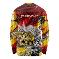 Papua New Guinea 50th Independence Day Long Sleeve Shirt Celebrate Our History, Inspire Our Future DT02 - Polynesian Pride