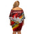 Papua New Guinea 50th Independence Day Off Shoulder Short Dress Celebrate Our History, Inspire Our Future