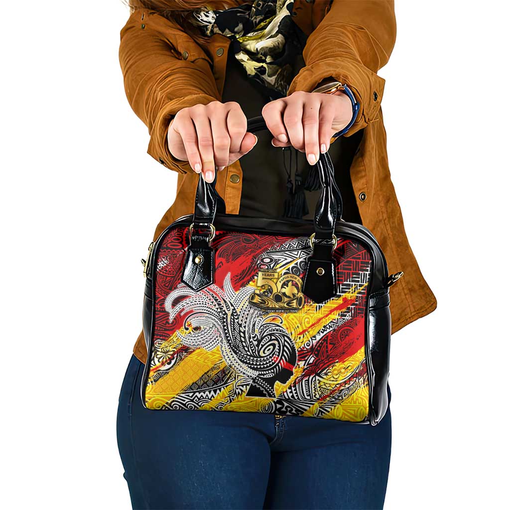 Papua New Guinea 50th Independence Day Shoulder Handbag Celebrate Our History, Inspire Our Future