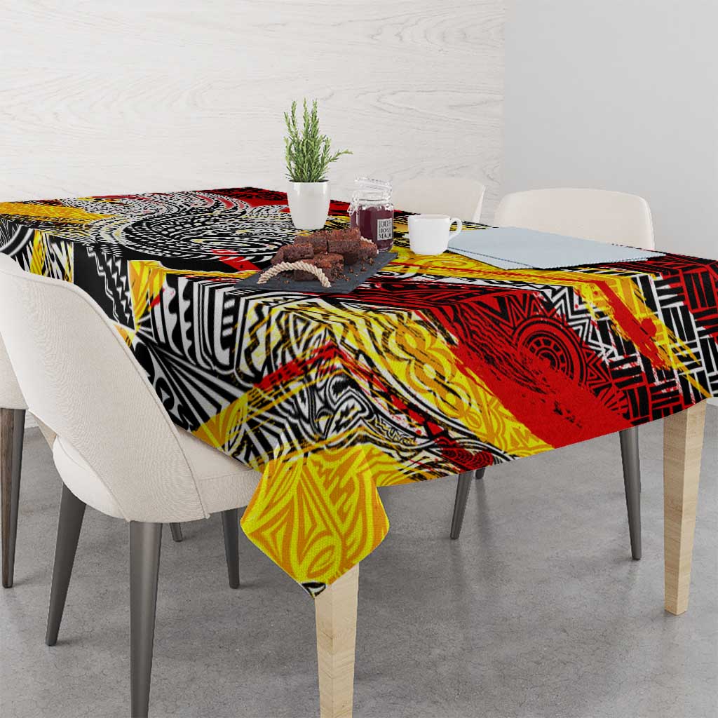 Papua New Guinea 50th Independence Day Tablecloth Celebrate Our History, Inspire Our Future DT02 - Polynesian Pride