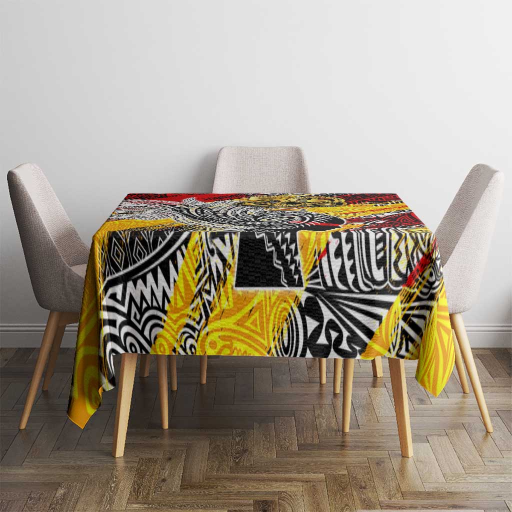 Papua New Guinea 50th Independence Day Tablecloth Celebrate Our History, Inspire Our Future DT02 - Polynesian Pride