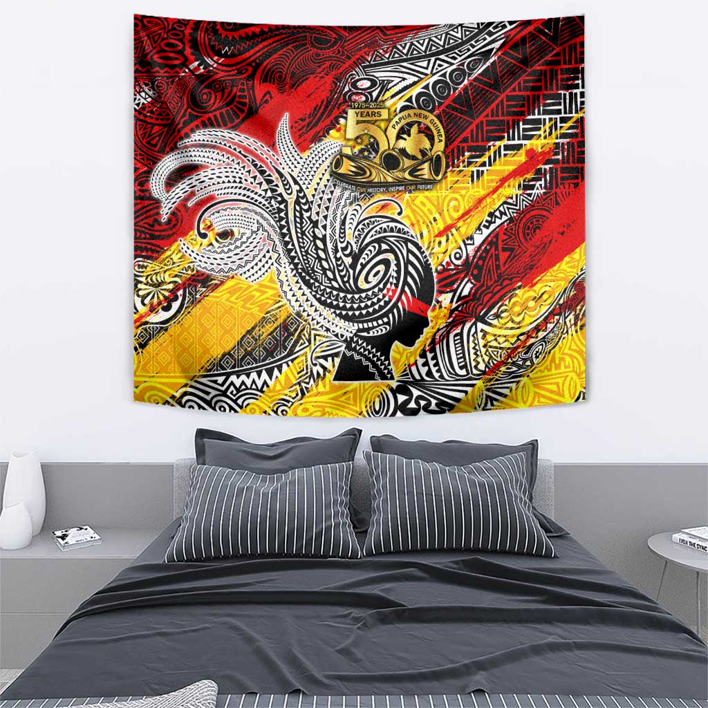 Papua New Guinea 50th Independence Day Tapestry Celebrate Our History, Inspire Our Future