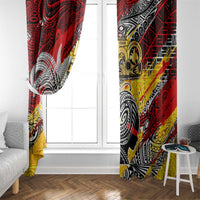 Papua New Guinea 50th Independence Day Window Curtain Celebrate Our History, Inspire Our Future