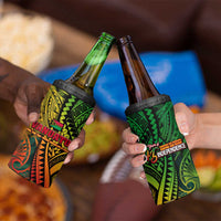 Vanuatu 45th Independence Anniversary 4 in 1 Can Cooler Tumbler Embracing Our Traditions Shaping Our Future DT02 - Polynesian Pride