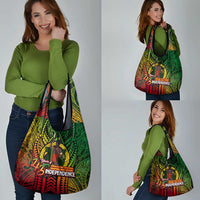 Vanuatu 45th Independence Anniversary Grocery Bag Embracing Our Traditions Shaping Our Future