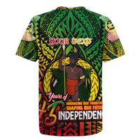 Vanuatu 45th Independence Anniversary Rugby Jersey Embracing Our Traditions Shaping Our Future DT02 - Polynesian Pride