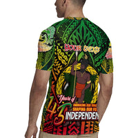 Vanuatu 45th Independence Anniversary Rugby Jersey Embracing Our Traditions Shaping Our Future DT02 - Polynesian Pride