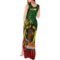 Vanuatu 45th Independence Anniversary Tank Maxi Dress Embracing Our Traditions Shaping Our Future DT02 - Polynesian Pride