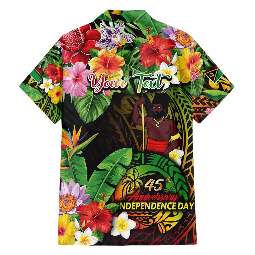 45th Anniversary of Freedom Vanuatu Family Matching Summer Maxi Dress and Hawaiian Shirt Island Pride Cultural Power Pacific Unity