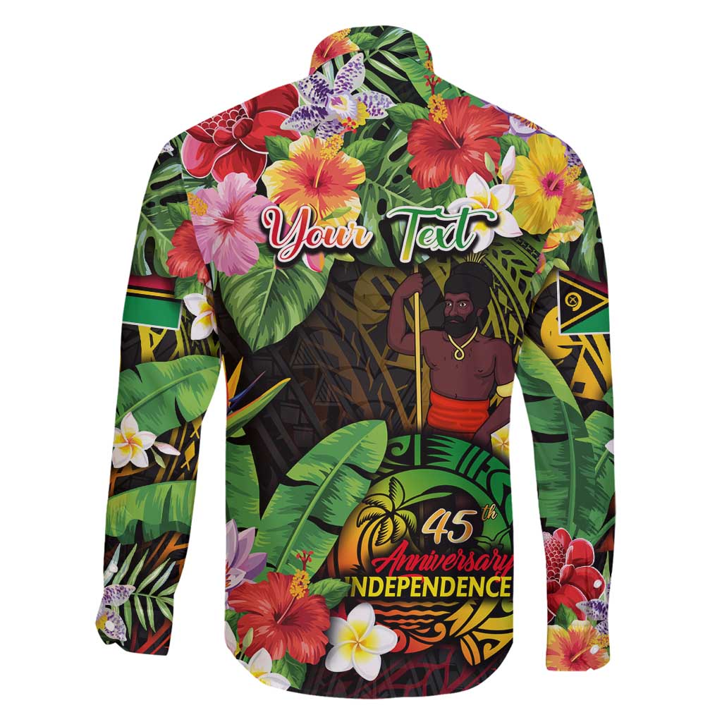 45th Anniversary of Freedom Vanuatu Family Matching Summer Maxi Dress and Hawaiian Shirt Island Pride Cultural Power Pacific Unity