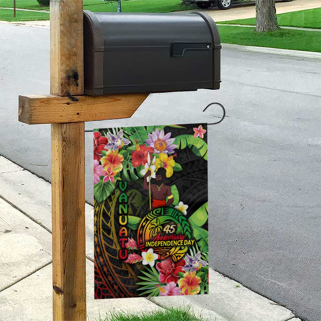 45th Anniversary of Freedom Vanuatu Garden Flag Island Pride Cultural Power Pacific Unity