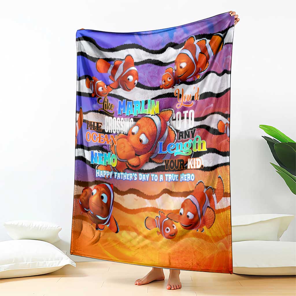 The Ocean Best Dad Blanket Like Marlin Happy Fathers Day To a True Hero DT02 - Polynesian Pride