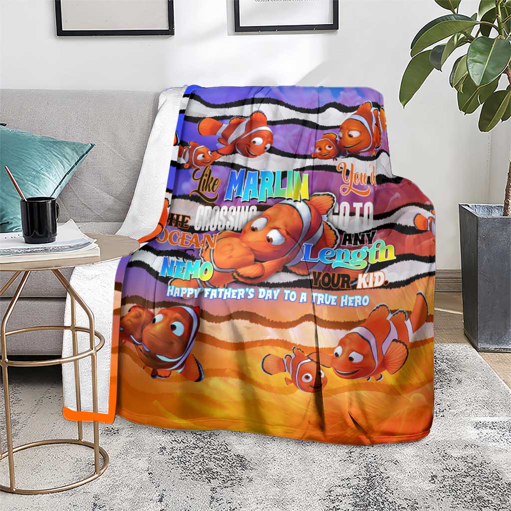 The Ocean Best Dad Blanket Like Marlin Happy Fathers Day To a True Hero DT02 - Polynesian Pride