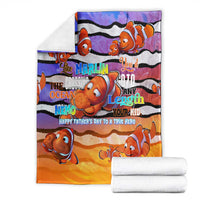 The Ocean Best Dad Blanket Like Marlin Happy Fathers Day To a True Hero DT02 - Polynesian Pride