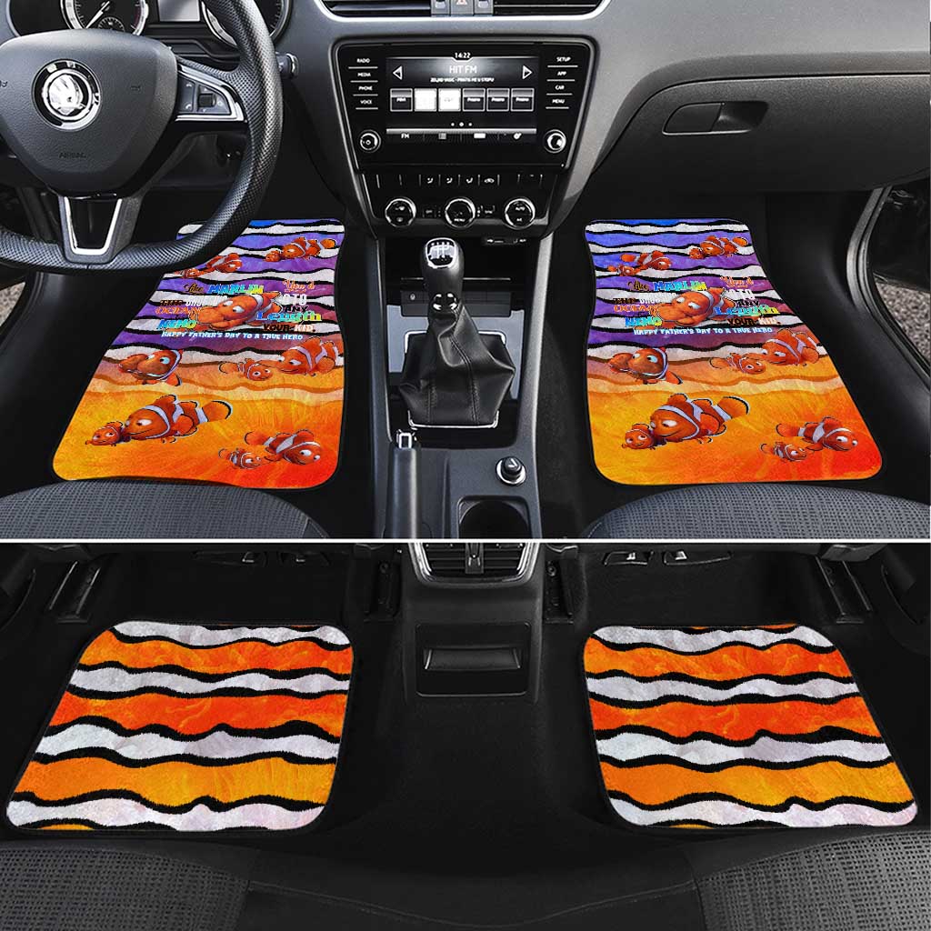 The Ocean Best Dad Car Mats Like Marlin Happy Fathers Day To a True Hero DT02 Set 4pcs Art - Polynesian Pride