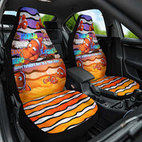 The Ocean Best Dad Car Seat Cover Like Marlin Happy Fathers Day To a True Hero - Polynesian Pride