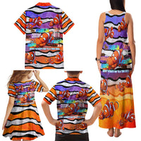 The Ocean Best Dad Family Matching Tank Maxi Dress and Hawaiian Shirt Like Marlin Happy Fathers Day To a True Hero - Polynesian Pride