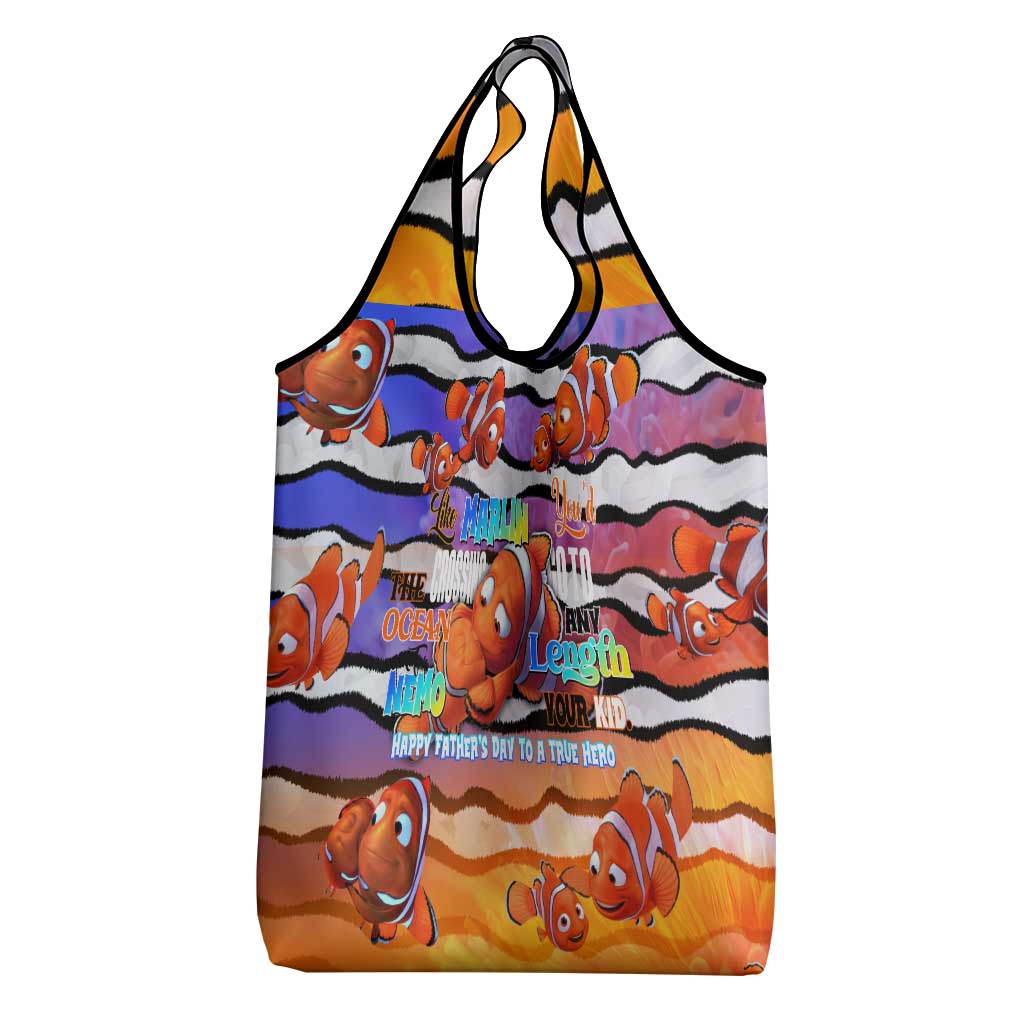 The Ocean Best Dad Grocery Bag Like Marlin Happy Fathers Day To a True Hero DT02 - Polynesian Pride