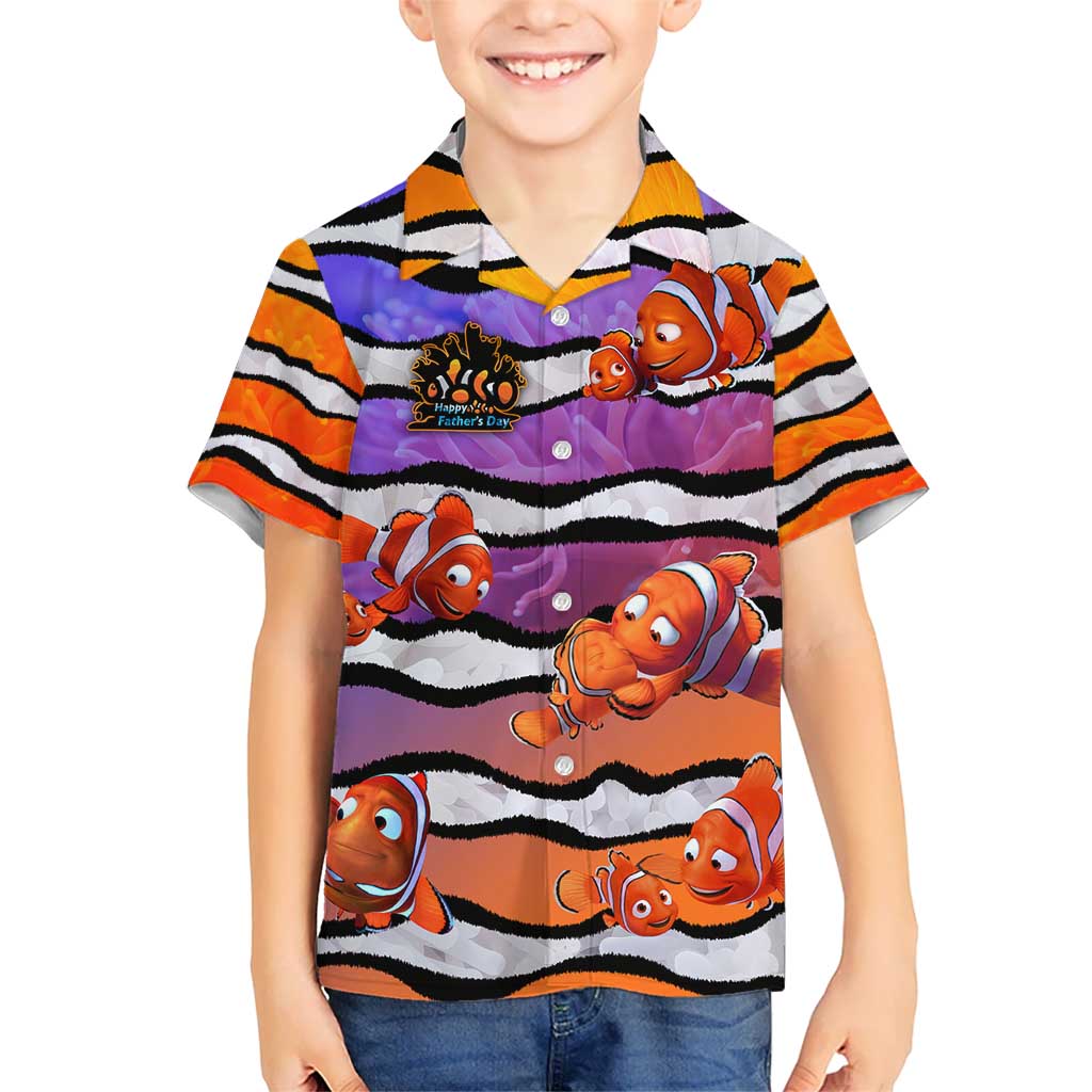 The Ocean Best Dad Kid Hawaiian Shirt Like Marlin Happy Fathers Day To a True Hero - Polynesian Pride