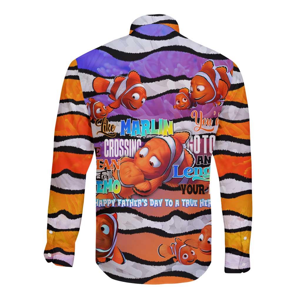The Ocean Best Dad Long Sleeve Button Shirt Like Marlin Happy Fathers Day To a True Hero DT02 - Polynesian Pride