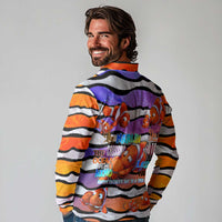 The Ocean Best Dad Long Sleeve Polo Shirt Like Marlin Happy Fathers Day To a True Hero DT02 - Polynesian Pride