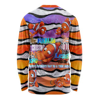 The Ocean Best Dad Long Sleeve Shirt Like Marlin Happy Fathers Day To a True Hero DT02 - Polynesian Pride