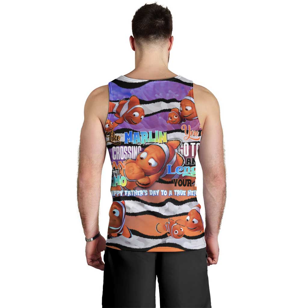 The Ocean Best Dad Men Tank Top Like Marlin Happy Fathers Day To a True Hero DT02 - Polynesian Pride