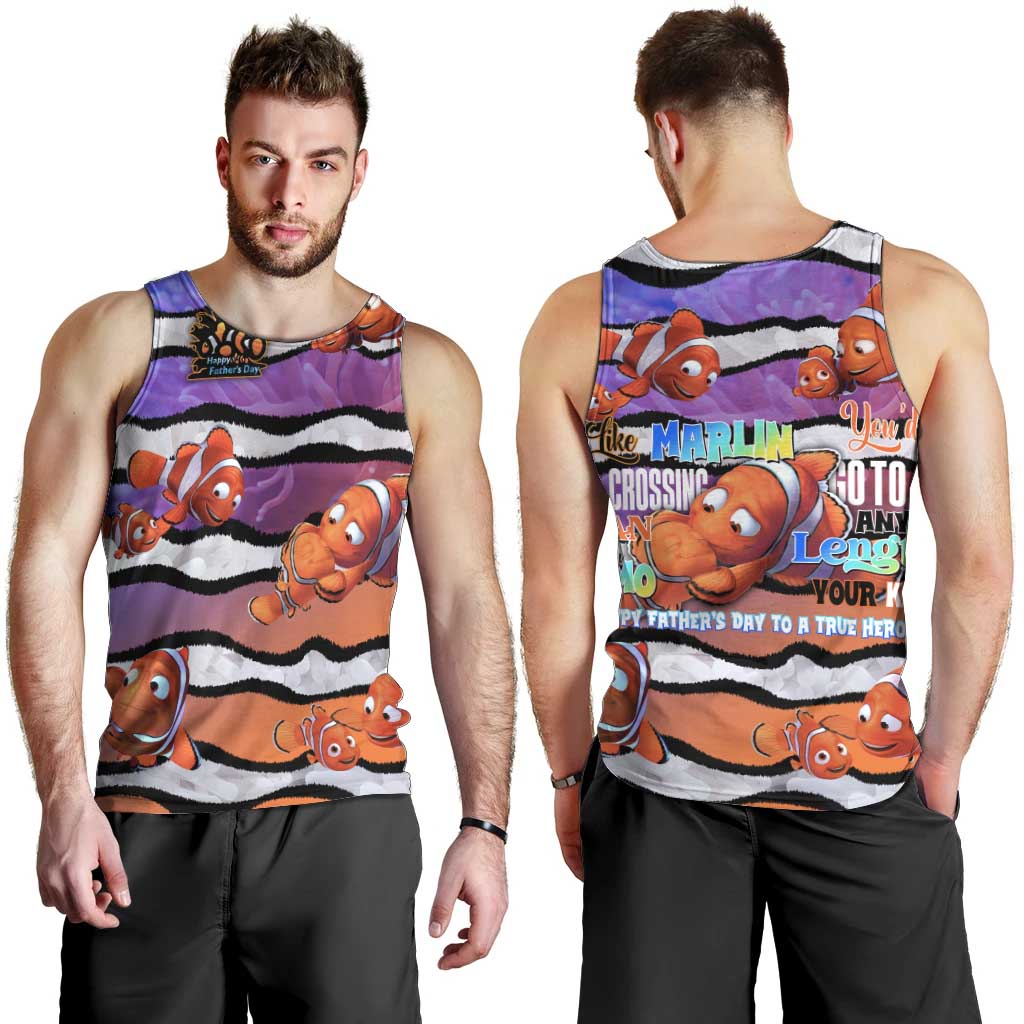 The Ocean Best Dad Men Tank Top Like Marlin Happy Fathers Day To a True Hero DT02 - Polynesian Pride
