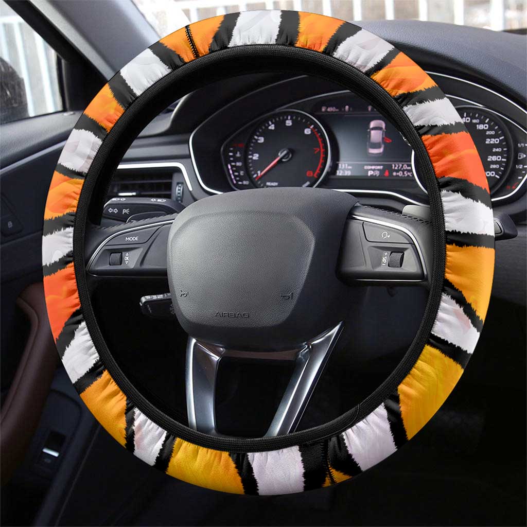 The Ocean Best Dad Steering Wheel Cover Like Marlin Happy Fathers Day To a True Hero DT02 - Polynesian Pride
