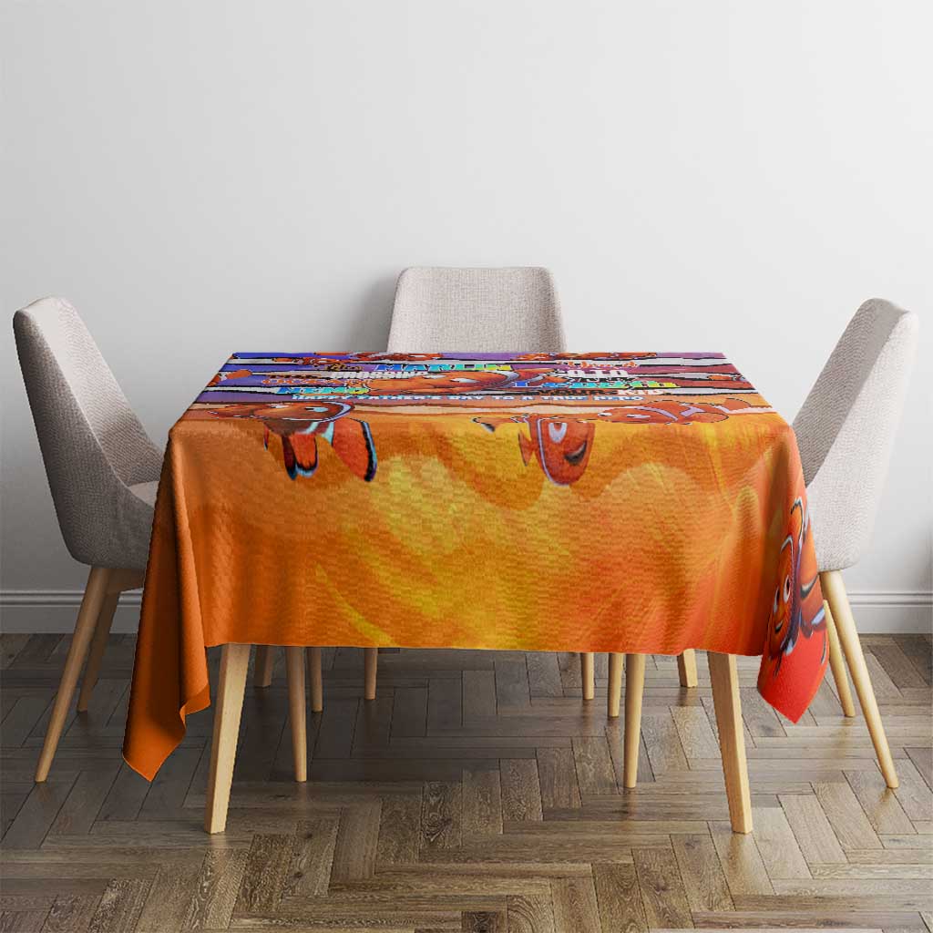 The Ocean Best Dad Tablecloth Like Marlin Happy Fathers Day To a True Hero DT02 - Polynesian Pride