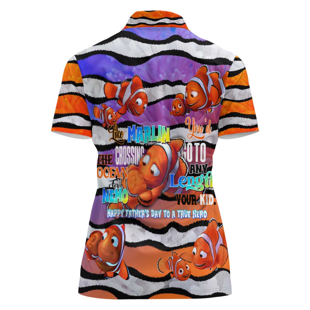The Ocean Best Dad Women Polo Shirt Like Marlin Happy Fathers Day To a True Hero - Polynesian Pride
