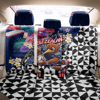 Kiwi New Zealand Rugby Back Car Seat Cover Kiwis Mascot Tropical Pattern