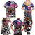 Personalized Kiwi New Zealand Rugby Family Matching Summer Maxi Dress and Hawaiian Shirt Kiwis Mascot Tropical Pattern