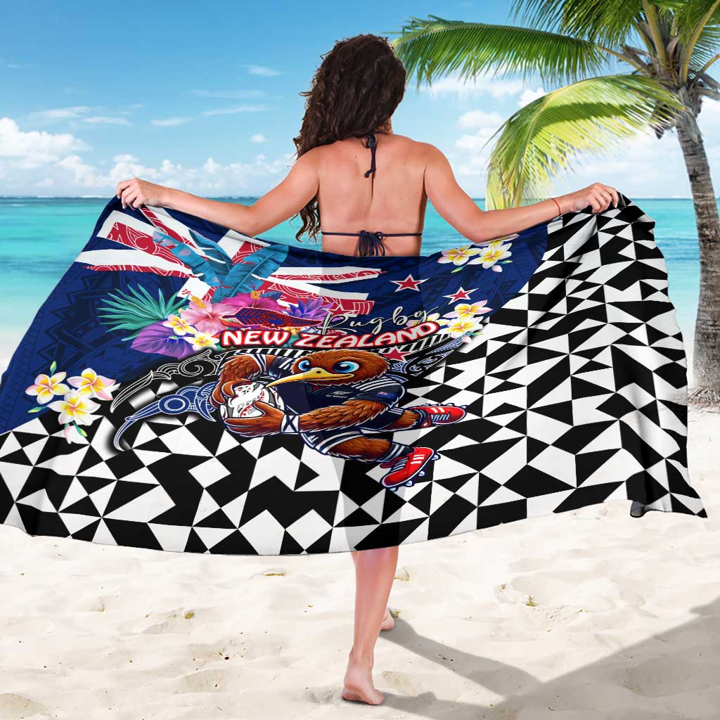 Kiwi New Zealand Rugby Sarong Kiwis Mascot Tropical Pattern