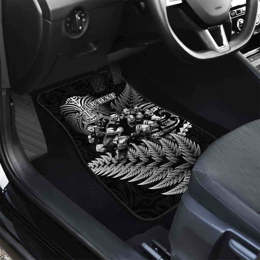 All Black Brothers Rugby Car Mats New Zealand Maori Haka