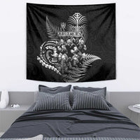 All Black Brothers Rugby Tapestry New Zealand Maori Haka