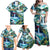 Wailua Falls Hawaii Family Matching Off Shoulder Maxi Dress and Hawaiian Shirt Kauai Natural Beauty