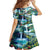 Wailua Falls Hawaii Family Matching Tank Maxi Dress and Hawaiian Shirt Kauai Natural Beauty